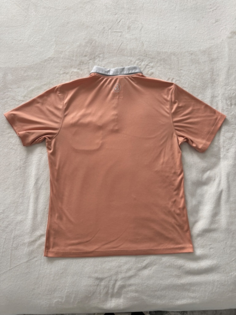 Swannies Slit Pocket Polo in Light Orange XL - Picture 3 of 6